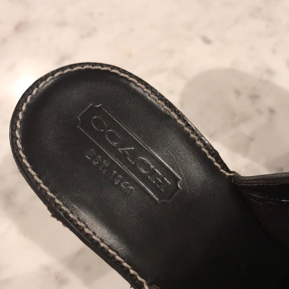 Coach Patchwork Mule Heels - image 3